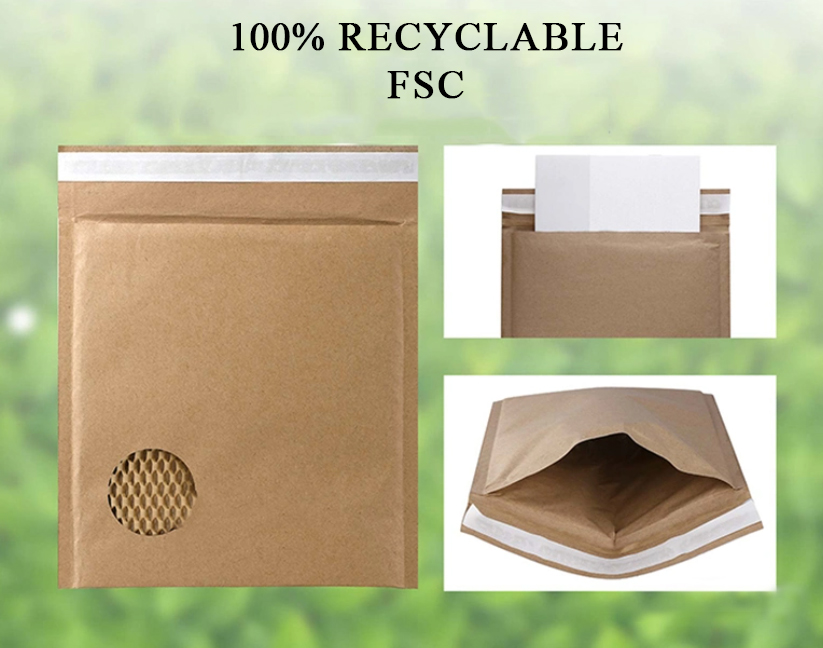 Honeycomb Padded Mailer: Diga adeus às embalagens plásticas que não desaparecem