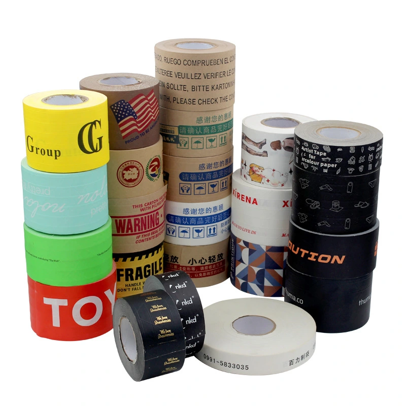 O uso de fita de papel kraft
