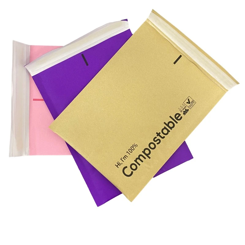 O que é um mailer bolha de papel Kraft biodegradável?