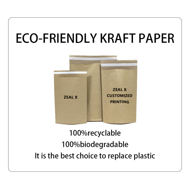 O Zealx lança Brown Kraft Paper Dobment Package