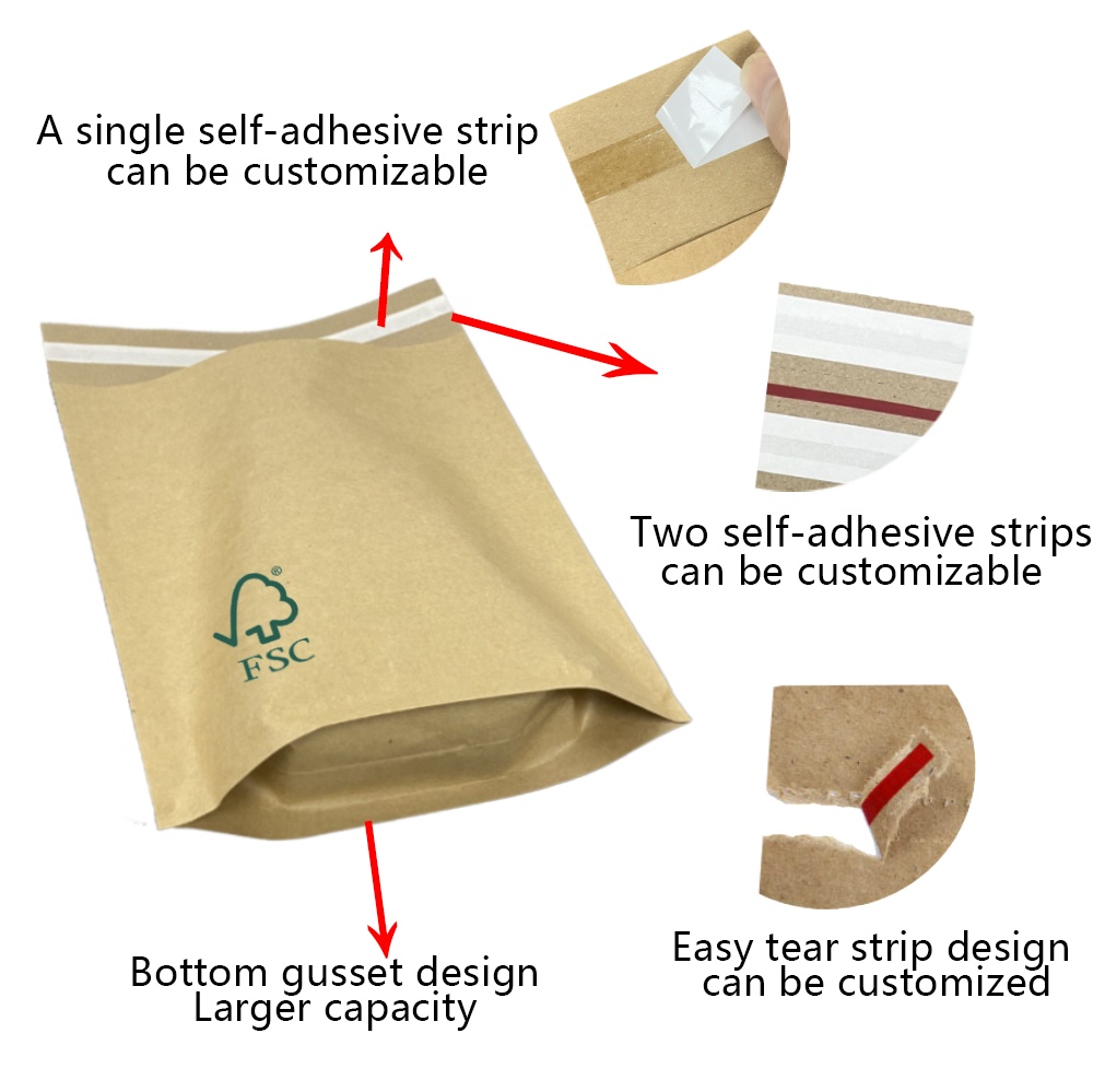 Zeal X lança um novo saco de entrega de papel da Kraft Certified Eco-Friendly 