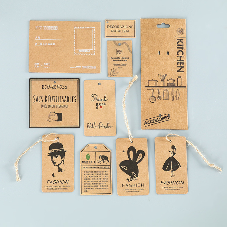 Zeal X lança etiquetas penduradas de papel Kraft personalizadas e ecológicas para embalagens sustentáveis