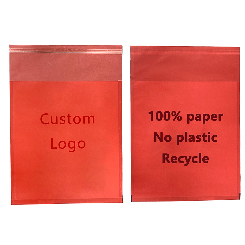 Zeal X Eco Pack lança sacola de papel glassine vermelha premium com serviço de cores totalmente personalizado para compradores atacadistas globais