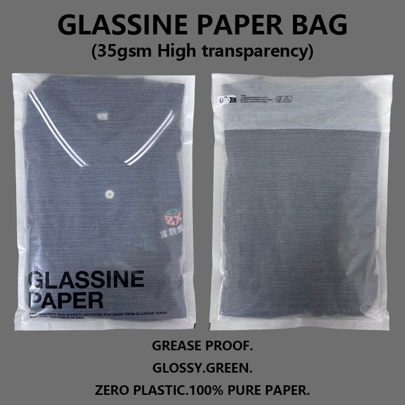 Zeal X lança sacos de papel glassine personalizados de alta transparência para ajudar marcas de moda na transição para embalagens sem plástico