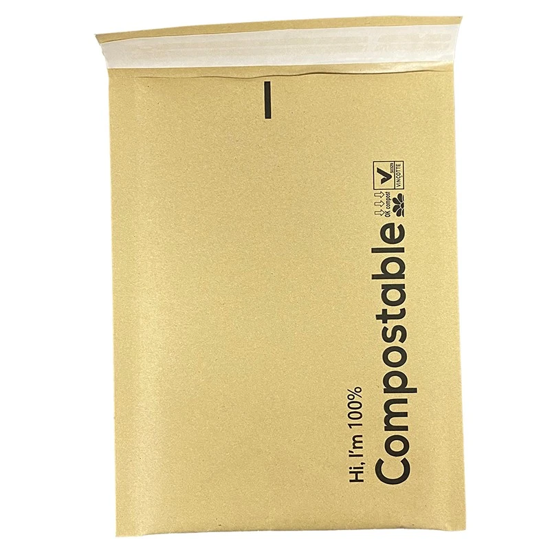 Sacos de papel de papel kraft biodegradáveis