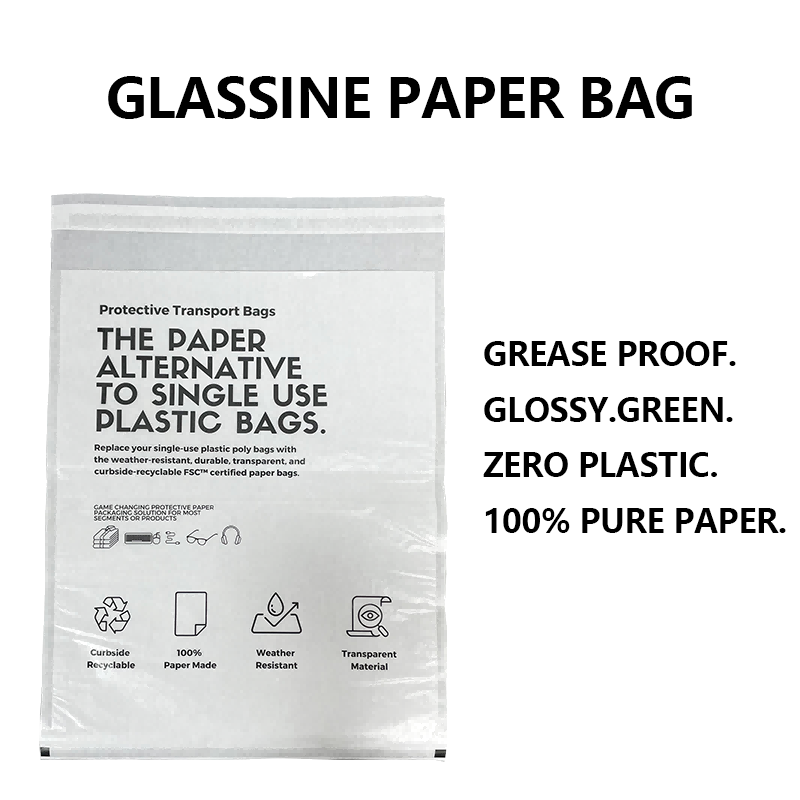 Fabricante de saco de papel Glassine personalizado | Embalagem transparente sem plástico