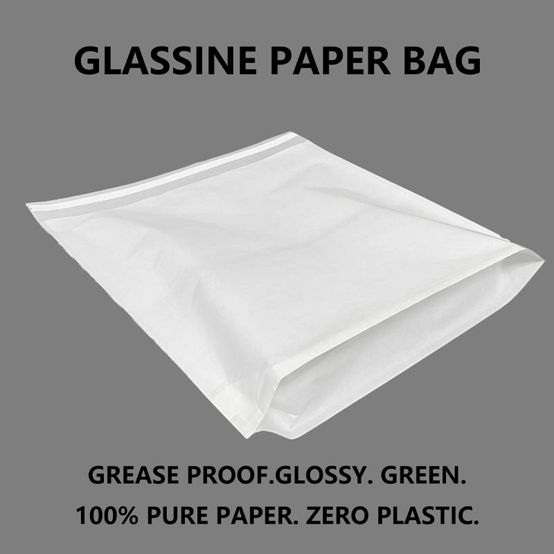 Saco de papel glassine com reforço inferior