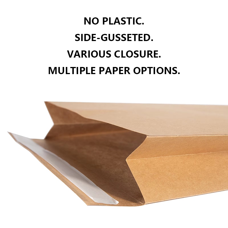 Side Gusset Recycled Paper Mailing Bags