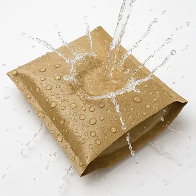 Kraft Paper Bag-Double Adhest Strip