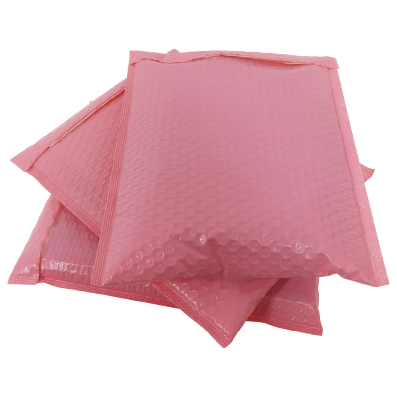 Saco postal bolha rosa