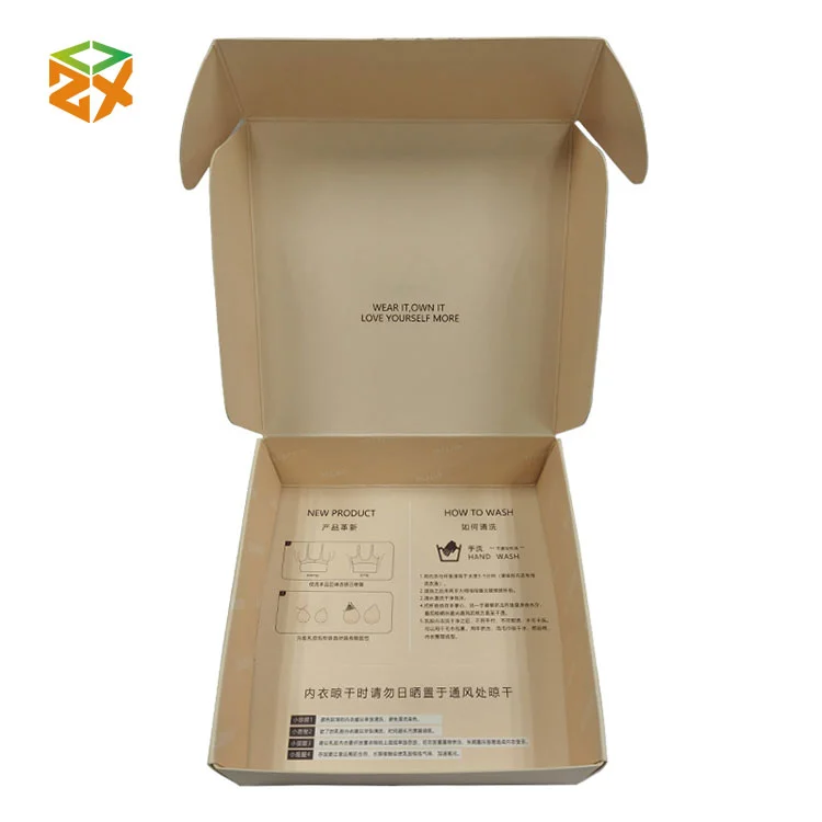 Caixa de avião mailer reciclável