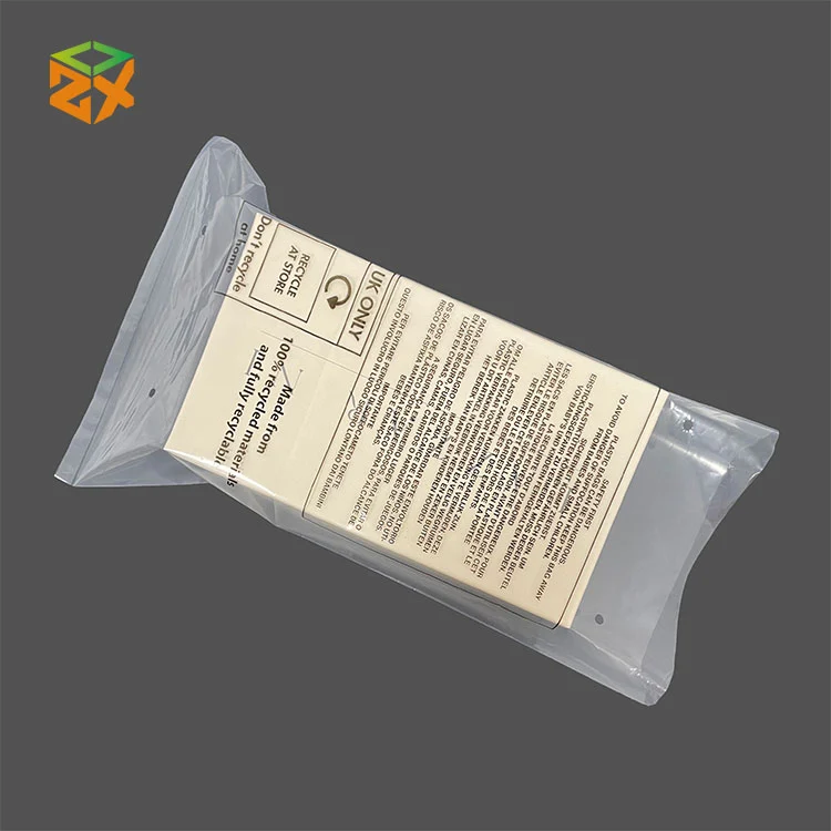 Saco de embalagem transparente Pe reciclável