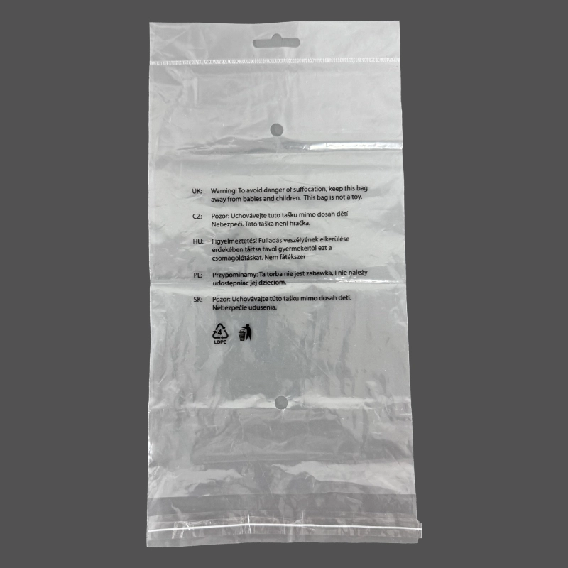 Saco de cabeçalho reciclado