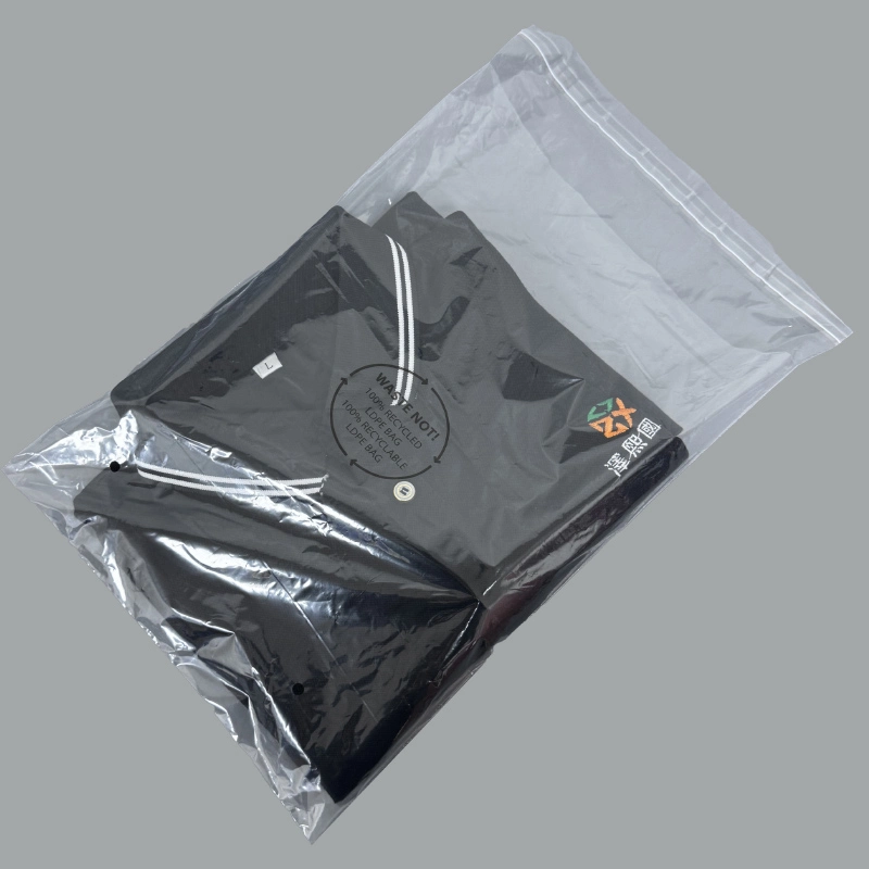 Saco de plástico reciclado
